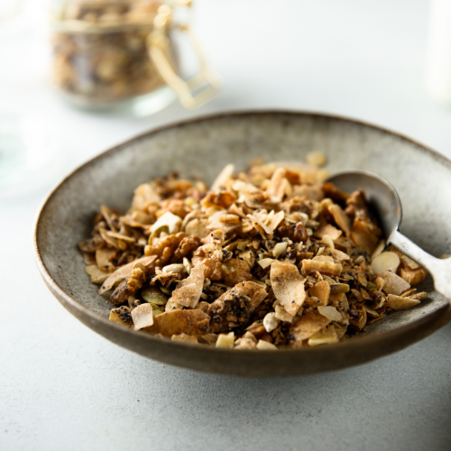 Grain-free Brazil Nut Banana Slow Granola