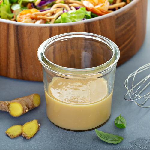 Confetti Salad with Honey Ginger Lime Dressing